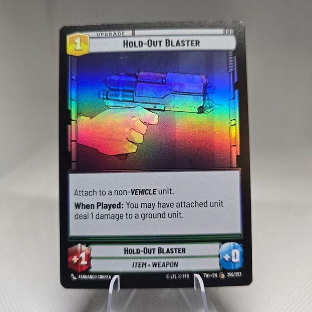 Hold-Out Blaster [Foil] #256 Star Wars Unlimited: Twilight of the Republic